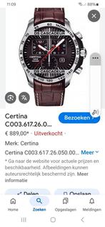 Certina ds cascadeur zgan, Ophalen of Verzenden, Zo goed als nieuw, Staal, Overige merken