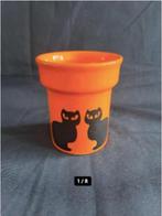Vintage West German Mug Beaker Orange Cat "Wächtersbecher 40, Ophalen of Verzenden