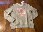 Kenzo trui sweatshirt grijs met roze tijger logo mt 164 14y!, Kinderen en Baby's, Kinderkleding | Maat 164, Kenzo, Meisje, Trui of Vest