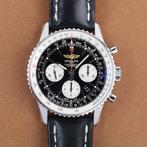 Breitling Navitimer Chronograph B01 43 (Zeer goed/ 2016), Leer, Staal, Breitling, Polshorloge