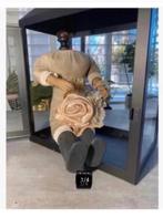 Korting Mini “Napoleon” pop, 32 cm, met roos, Antiek en Kunst, Ophalen of Verzenden