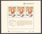 AZOREN 1985 Europa-Cept Blokje, Michel: B-6, Postfris., Postzegels en Munten, Postzegels | Europa | Overig, AZOREN / Verenigd Europa