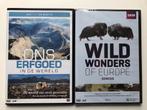 DVD BBC’s Wild Wonders of Europe & Ons erfgoed in de wereld, Cd's en Dvd's, Natuur, Alle leeftijden, Ophalen of Verzenden, Zo goed als nieuw