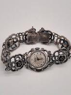 Mooie oude zilveren horloge, Verzenden, Gebruikt, Zilver, Overige merken