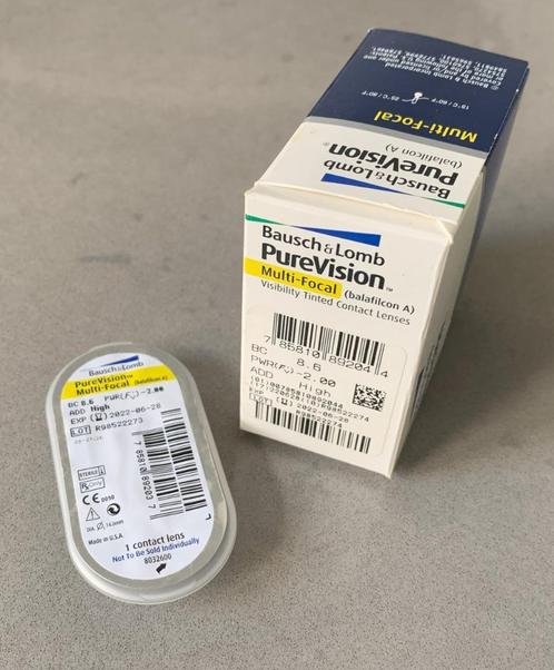 1x PureVision Multi-Focal -2,00 / High maandlens dag & nacht, Sieraden, Tassen en Uiterlijk, Uiterlijk | Gezichtsverzorging, Nieuw