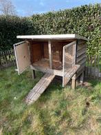 Konijnen hok konijnenhok 142 B x 120 H x 90 D, Ophalen of Verzenden, Zo goed als nieuw, Kippenhok of Kippenren