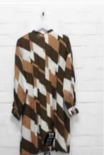 Alysi - Prachtige 100% zijden Jurk maat 42 - Nieuw €435, Kleding | Dames, Bruin, Maat 42/44 (L), Nieuw, Ophalen of Verzenden