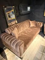 Luxe Fluwelen 3-Zitsbank – Modern & Comfortabel, 150 tot 200 cm, 75 tot 100 cm, Ophalen of Verzenden, Rechte bank