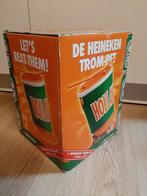 Heineken trom-pet met doos trommel pet hoed, Heineken, Ophalen of Verzenden