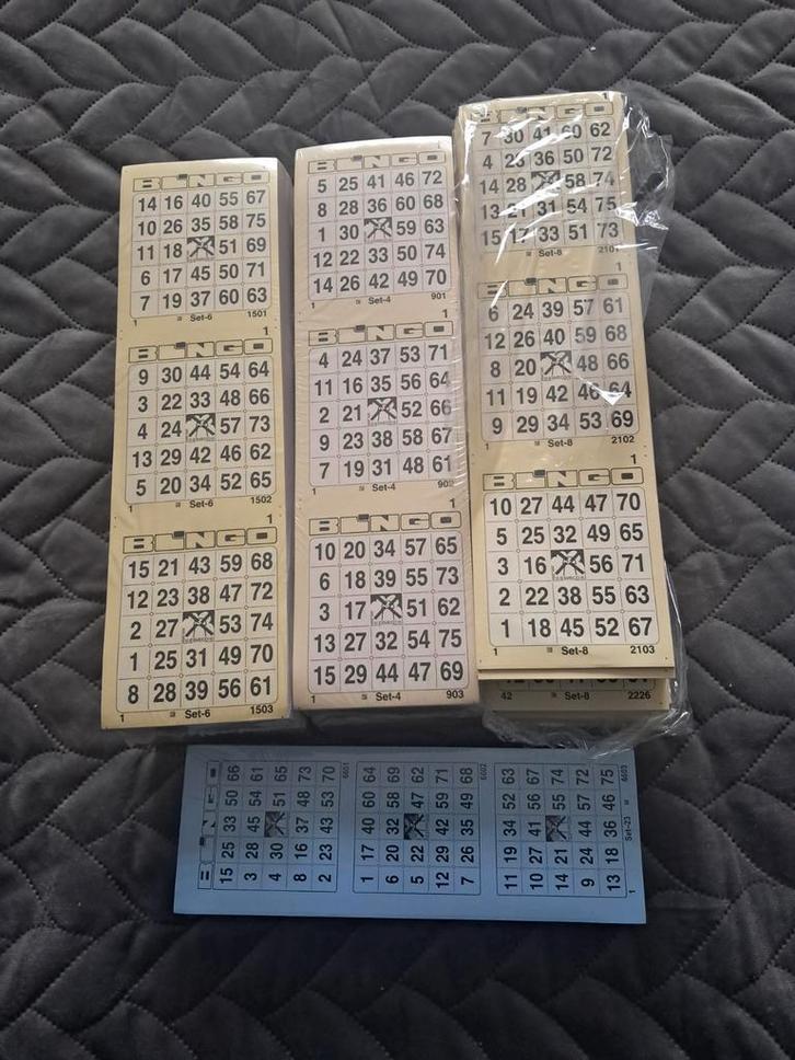 Grote partij Bingo boekjes en losse blaadjes - NIEUW!, Hobby en Vrije tijd, Denksport en Puzzels, Nieuw, Overige typen, Minder dan 500 stukjes