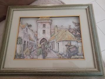 3D schilderij van  anton pieck Hattem 19e eeuw  5 euro beschikbaar voor biedingen