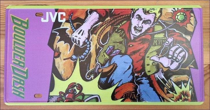 BOULDER DASH msx nes amiga Metalen Wandbord, Huis en Inrichting, Woonaccessoires | Wanddecoraties, Nieuw, Verzenden