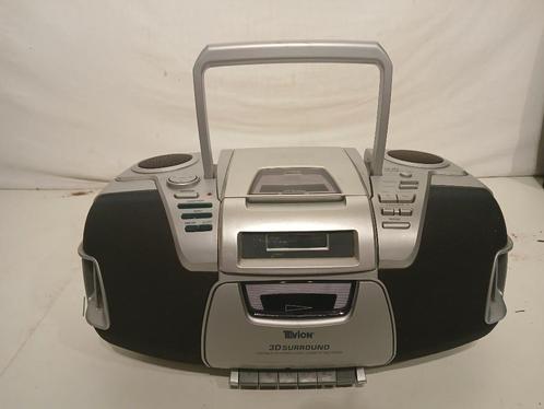 Radio met surround sound, cd speler en cassette, Audio, Tv en Foto, Radio's, Met cd-speler, Ophalen of Verzenden