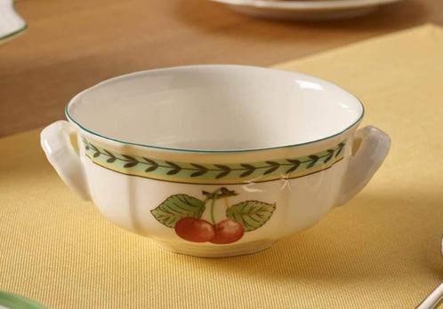 Villeroy & Boch French Garden soepkom dessertkom 12x6cm, Huis en Inrichting, Keuken | Servies, Zo goed als nieuw, Kom(men), Overige stijlen