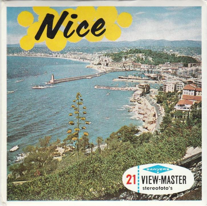 view master NICE FRANKRIJK C185 viewmaster, Verzamelen, Speelgoed, Gebruikt, Ophalen of Verzenden