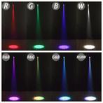 DJLicht 10W Pin Spot RGBW voor spiegelbollen, Geluidgestuurd, ., Nieuw, Ophalen of Verzenden