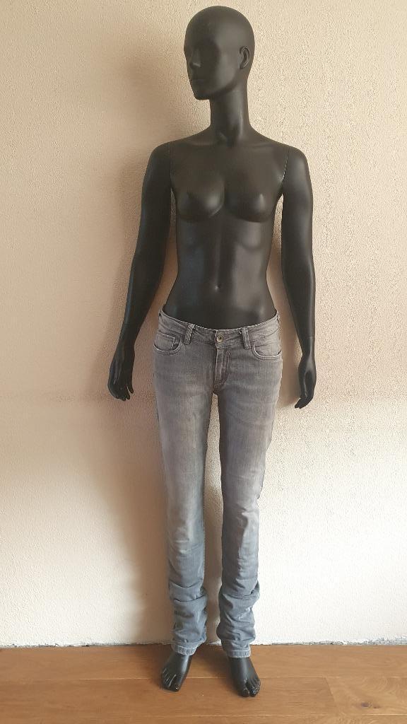 Rokker Donna Grey W31 dames motor jeans, Motoren, Kleding | Motorkleding, Broek | textiel, Dames, Tweedehands, Ophalen of Verzenden