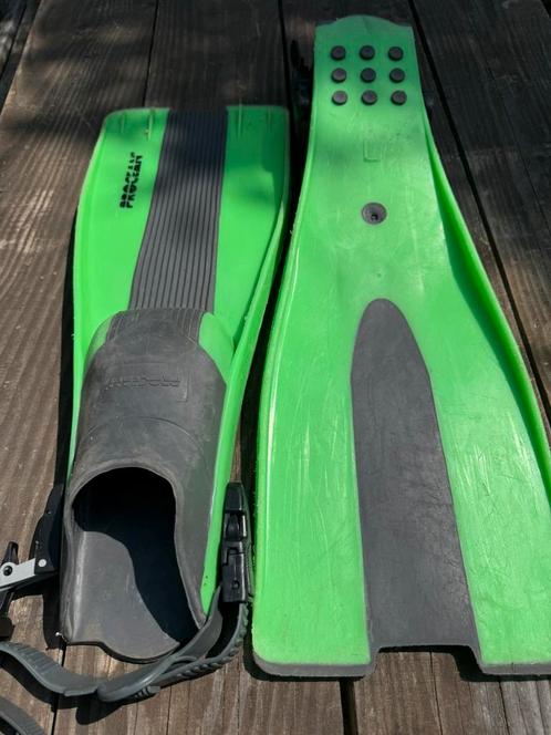 Procean buitenvin Large, fluor groen, Watersport en Boten, Duiken, Gebruikt, Zwem- of Duikvliezen, Ophalen of Verzenden