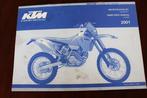 KTM 400 520 SX MXC EXC Racing 2001 chassis parts list, Ophalen of Verzenden, Overige merken