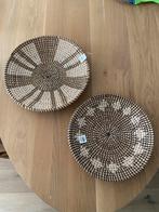 Wanddecorati zeegras schaal nieuw 2 st 40-45 cm van € 35,- >, Ophalen, Nieuw