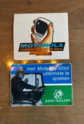 Vintage Radio Holland & Motorola Stickers beschikbaar voor biedingen