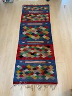 Loper tapijt | Kilim patroon, Rood, 200 cm of meer, Rechthoekig, Gebruikt