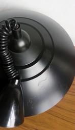 Jaren zestig Italiaanse hanglamp AROMEC SACLA - zwart metaal, Gebruikt, Italiaans; Vintage, Ophalen of Verzenden, Metaal
