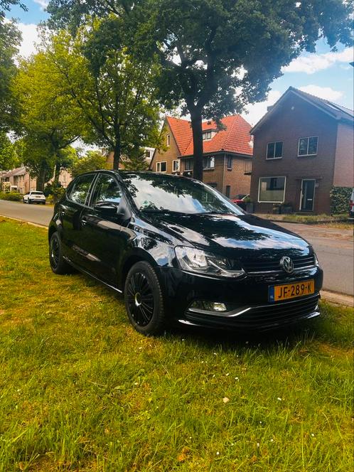 Volkswagen Polo 1.4 TDI 66KW BMT 2016 Zwart Facelift, Auto's, Volkswagen, Particulier, Polo, Apple Carplay, Bluetooth, Bochtverlichting