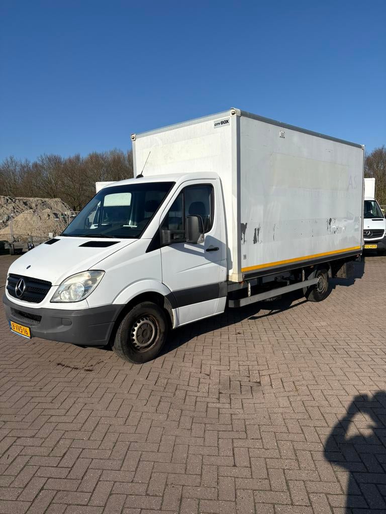 Mercedes-Benz Sprinter 313 cdi bakwagen met laadklep, Auto's, Euro 5, Zwart, 129 pk, Wit