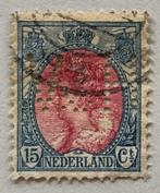 Nederland 1908 NVPH 65 gest perfin, Ophalen of Verzenden, T/m 1940, Gestempeld