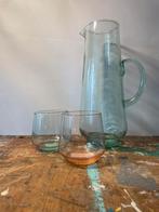 Shivani glazen en waterkan (recycled glas), Nieuw, Ophalen of Verzenden