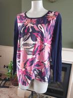 Gerry Weber blauwe bloemen top shirt mt L 42 | Gratis verz, Maat 42/44 (L), Lange mouw, Gedragen, Gerry weber