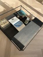 Modulaire salontafel metaal en hout, design SOOF, Westwing, Zo goed als nieuw, Metaal, Minder dan 50 cm, Rechthoekig