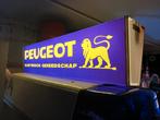 Peugeot lichtbak lichtreclame N.o.s, Verzamelen, Merken en Reclamevoorwerpen, Ophalen of Verzenden
