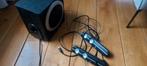 Trust subwoofer (kapot) en 2 speakers, Ophalen of Verzenden, Niet werkend, TRUST