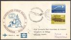 1e KLM vlucht Malaga Spanje 1967, Envelop, Verzenden