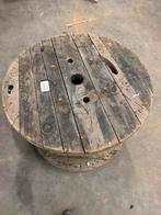 Houten Kabel Haspel, Ophalen of Verzenden, Gebruikt, Rond, Hout