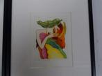 A5344 Drie handbewerkte kleurenetsen op papier van José Fern, Antiek en Kunst, Kunst | Etsen en Gravures, Ophalen of Verzenden