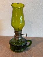 Groen Glazen Vintage Olielampje, Ophalen