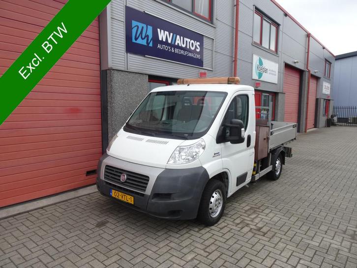 Fiat Ducato 33 2.2 MultiJet KH1 openlaadbak/ kipper 3 zits 1, Auto's, Bestelauto's, Te koop, ABS, Alarm, Centrale vergrendeling
