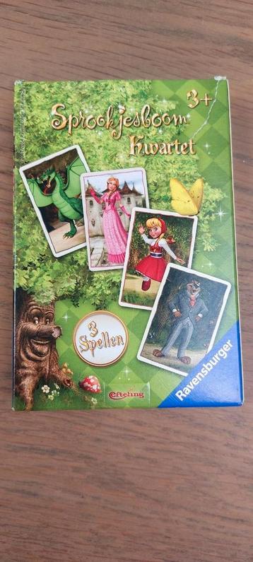 Nieuw: Efteling sprookjesboom kwartet en memory beschikbaar voor biedingen