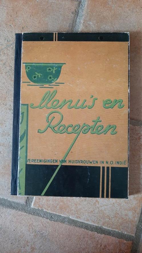 Menus en Recepten - Indisch Kookboek, Boeken, Kookboeken, Gelezen, Voorgerechten en Soepen, Hoofdgerechten, Taart, Gebak en Desserts