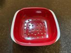 Te koop Tupperware Allegra Vergiet, Huis en Inrichting, Keuken | Tupperware, Ophalen of Verzenden, Zo goed als nieuw, Rood, Schaal