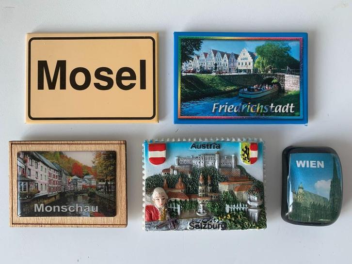 Koelkast magneten Duitsland Oostenrijk Souvenirs + België, Verzamelen, Complete verzamelingen en Collecties, Ophalen of Verzenden