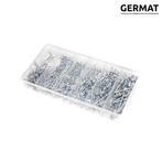 500 delige popnagel set 2,4mm / 3,2mm / 4mm / 4,8mm, Hobby en Vrije tijd, Germat, Gereedschap of Toebehoren, Nieuw, Germat