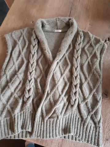 Groenig vest/ bodywarmer grote maat beschikbaar voor biedingen