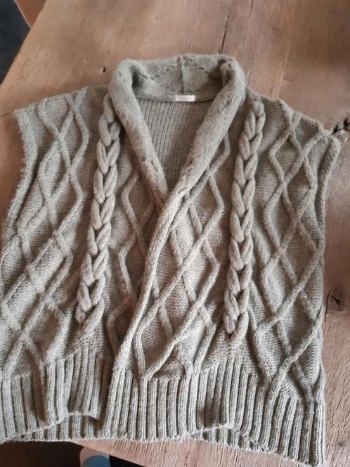 Groenig vest/ bodywarmer grote maat, Kleding | Dames, Truien en Vesten, Zo goed als nieuw, Maat 46/48 (XL) of groter, Groen, Ophalen of Verzenden