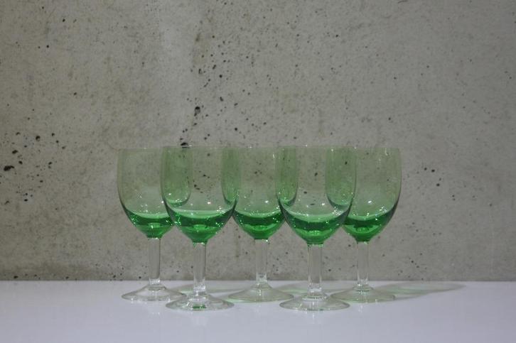 5  Royal Leerdam - Gilde glas - Kristal - Annagroen - Copier, Antiek en Kunst, Antiek | Glas en Kristal, Ophalen of Verzenden
