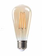 LED Filament Lamp E27 ST64 - 2200K Dimbaar, Huis en Inrichting, Lampen | Losse lampen, Led-lamp, Minder dan 30 watt, Soft of Flame