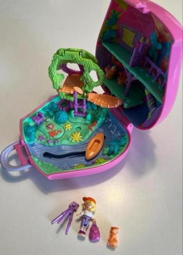 Polly Pocket Bluebird 1996 Jungle Adventure ZGAN vintage beschikbaar voor biedingen